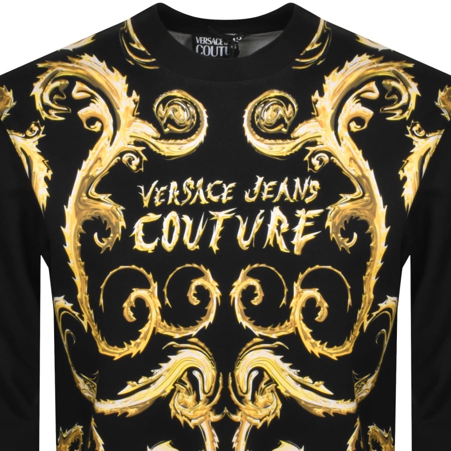 Image number 2 for Versace Jeans Couture Chrome Sweatshirt Black