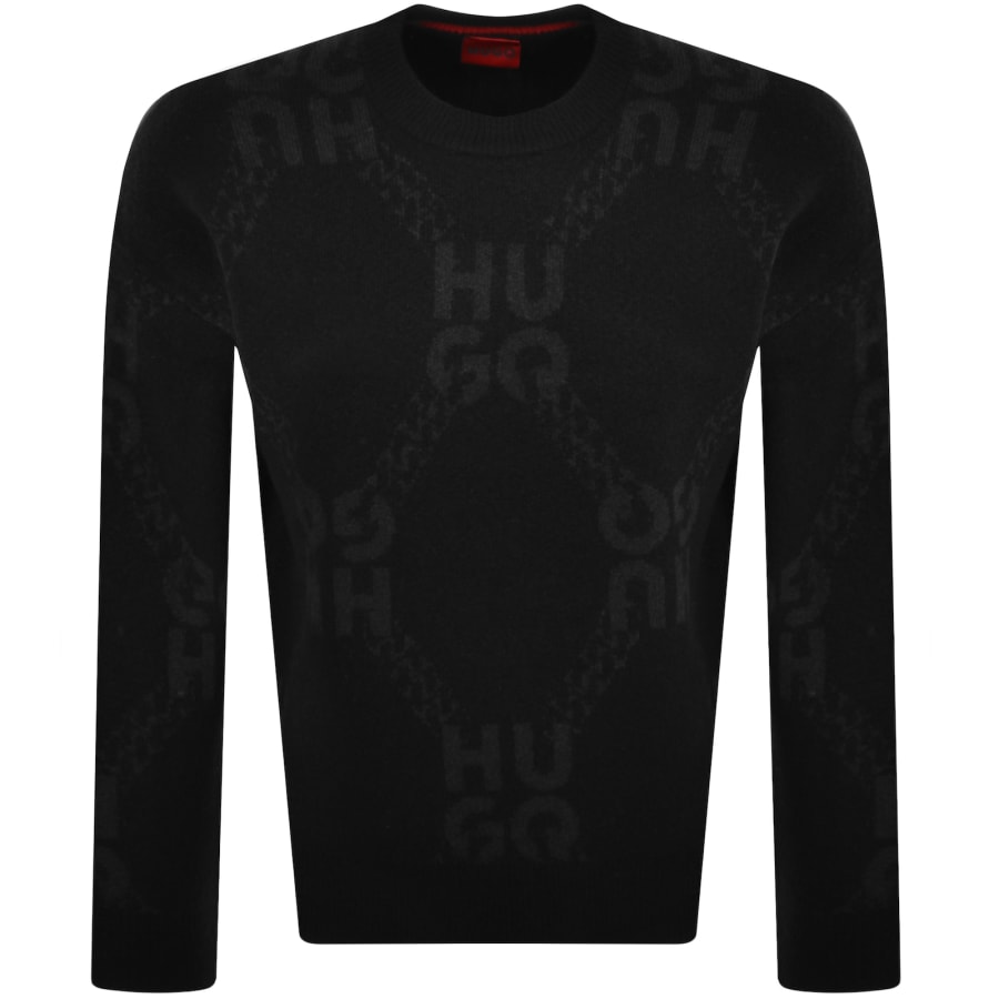 Image number 1 for HUGO Shain Jumper Black