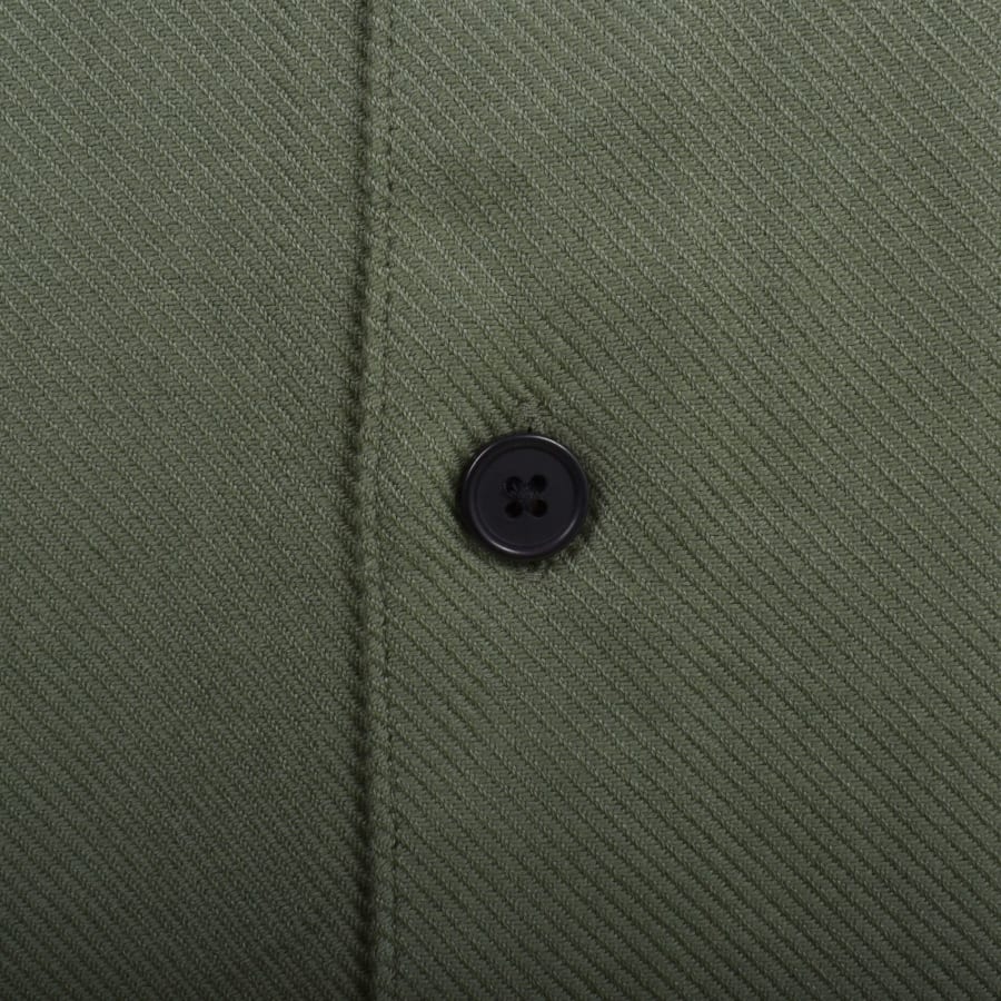Image number 4 for Farah Carrigan Overshirt Green