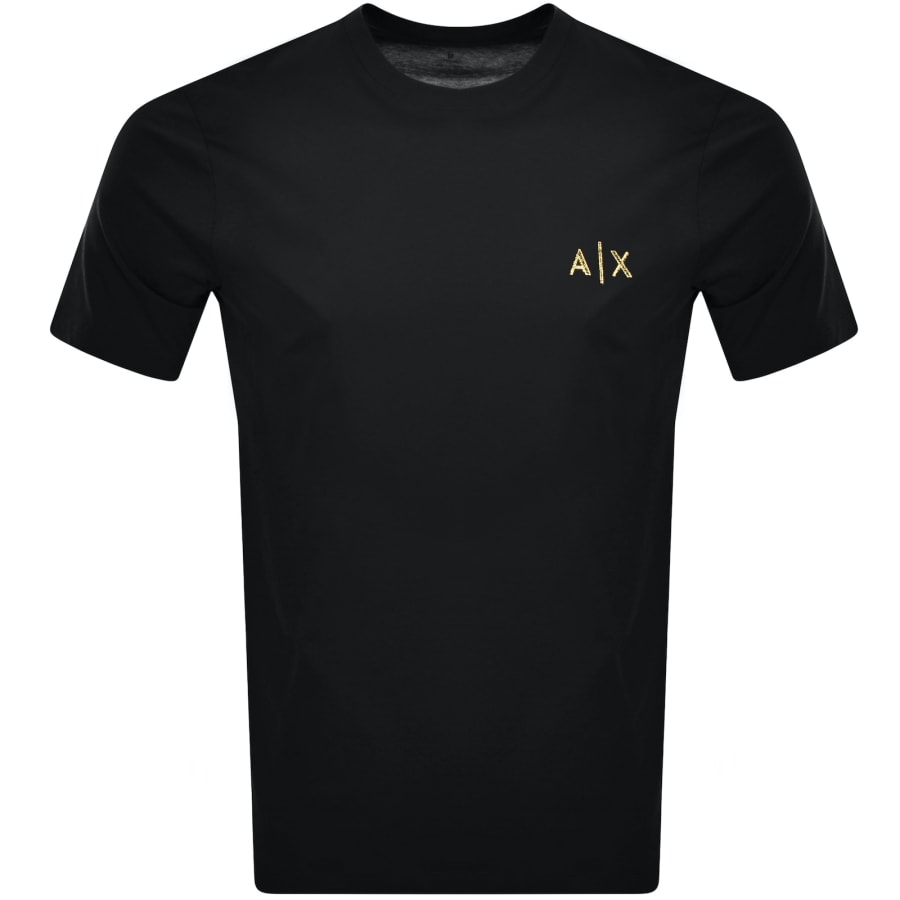 Image number 1 for Armani Exchange Logo T Shirt Black