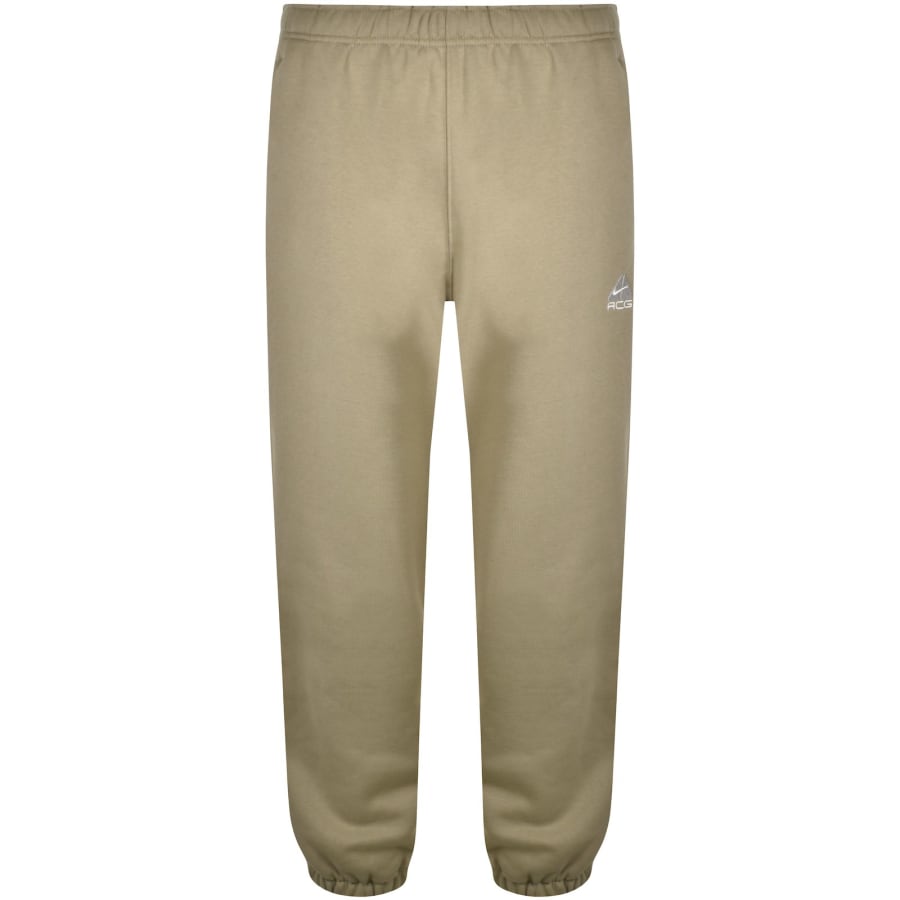 Image number 1 for Nike Logo Jogging Bottoms Khaki