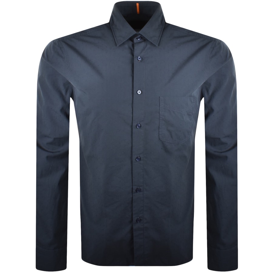 Image number 1 for BOSS Remiton M Regular Fit Shirt Navy