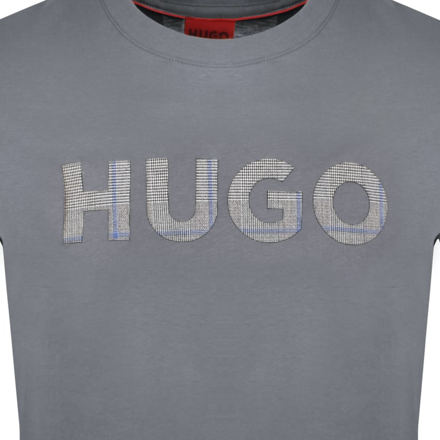 Image number 3 for HUGO Dulivio T Shirt Grey