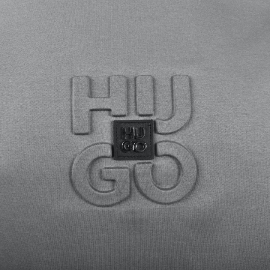 Image number 3 for HUGO Debostac Relaxed Fit T Shirt Grey