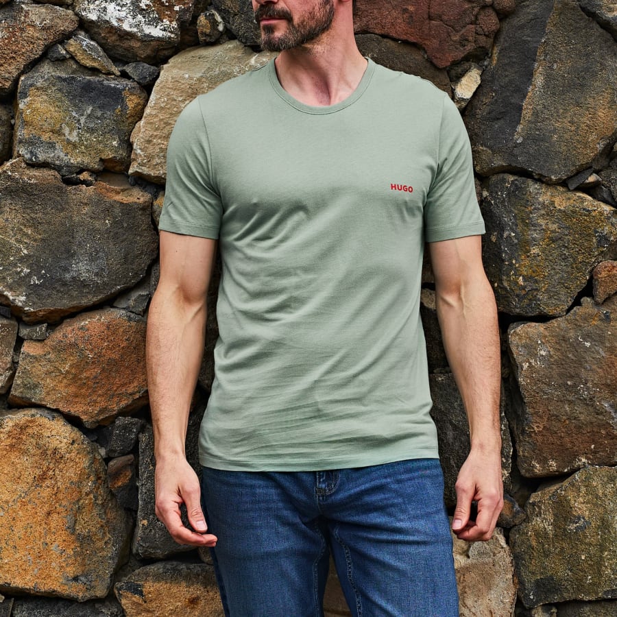 Image number 5 for HUGO Triple Pack Crew Neck T Shirts