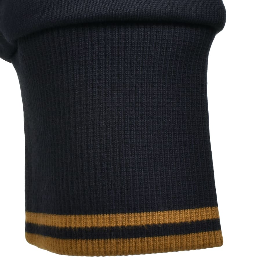 Image number 4 for Fred Perry Crew Neck Sweatshirt Navy