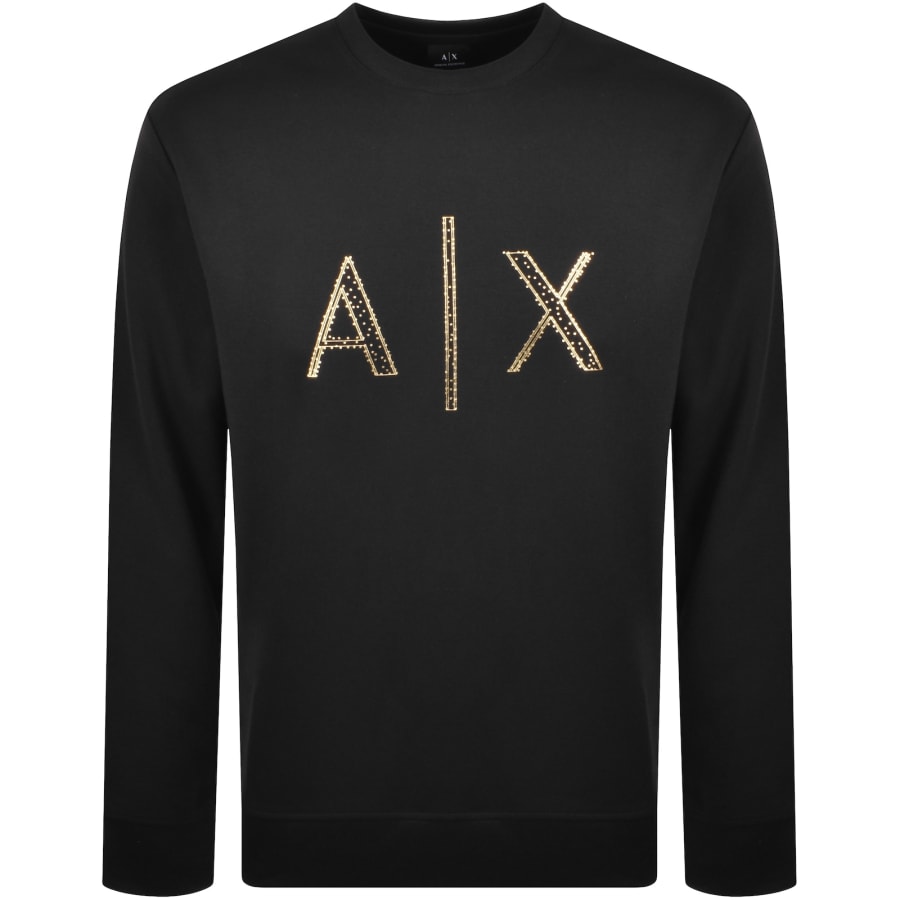 Image number 1 for Armani Exchange Logo Sweatshirt Black