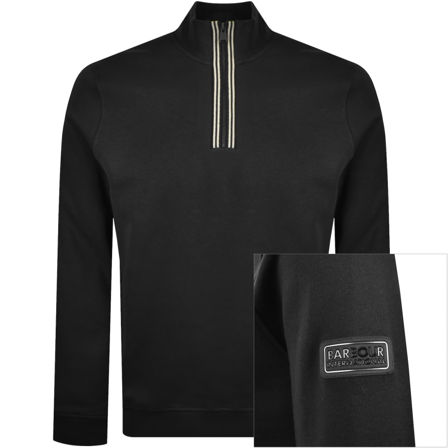 Image number 1 for Barbour International Lincoln Sweatshirt Black