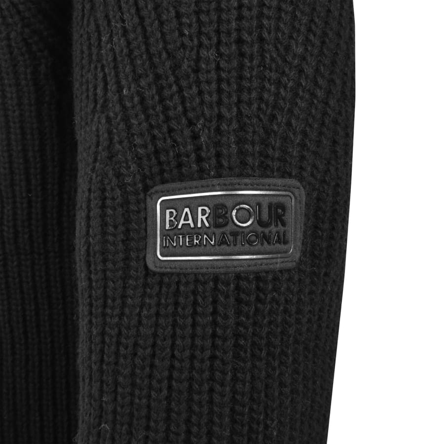 Image number 4 for Barbour International Chester Jumper Black