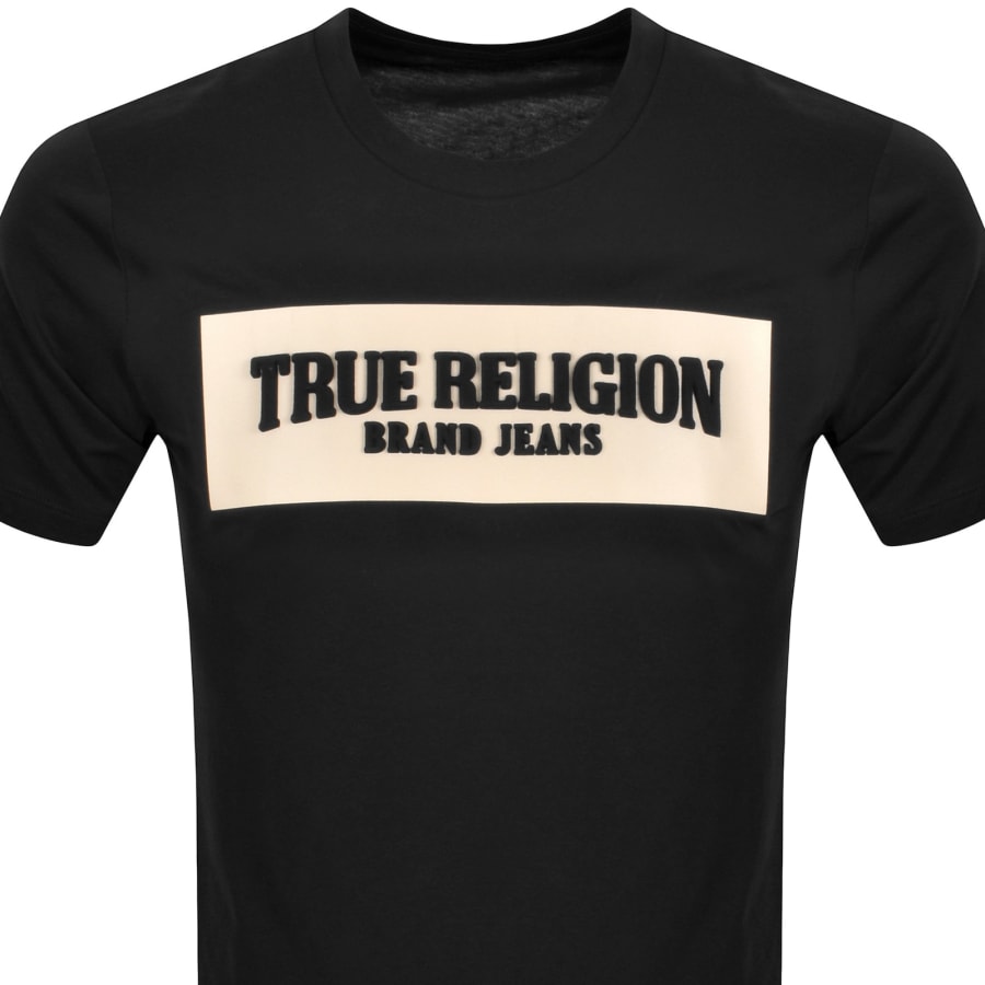 True Religion Box Arch T Shirt Black