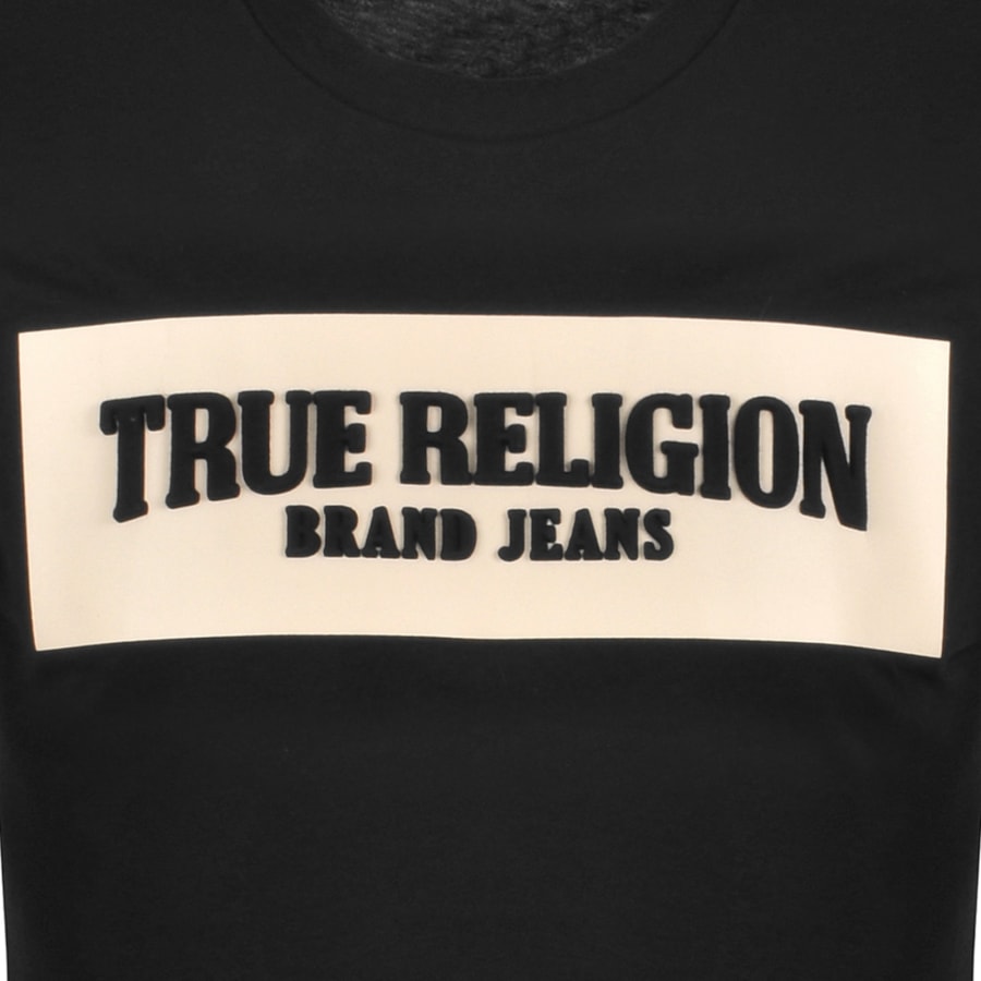 True Religion Box Arch T Shirt Black