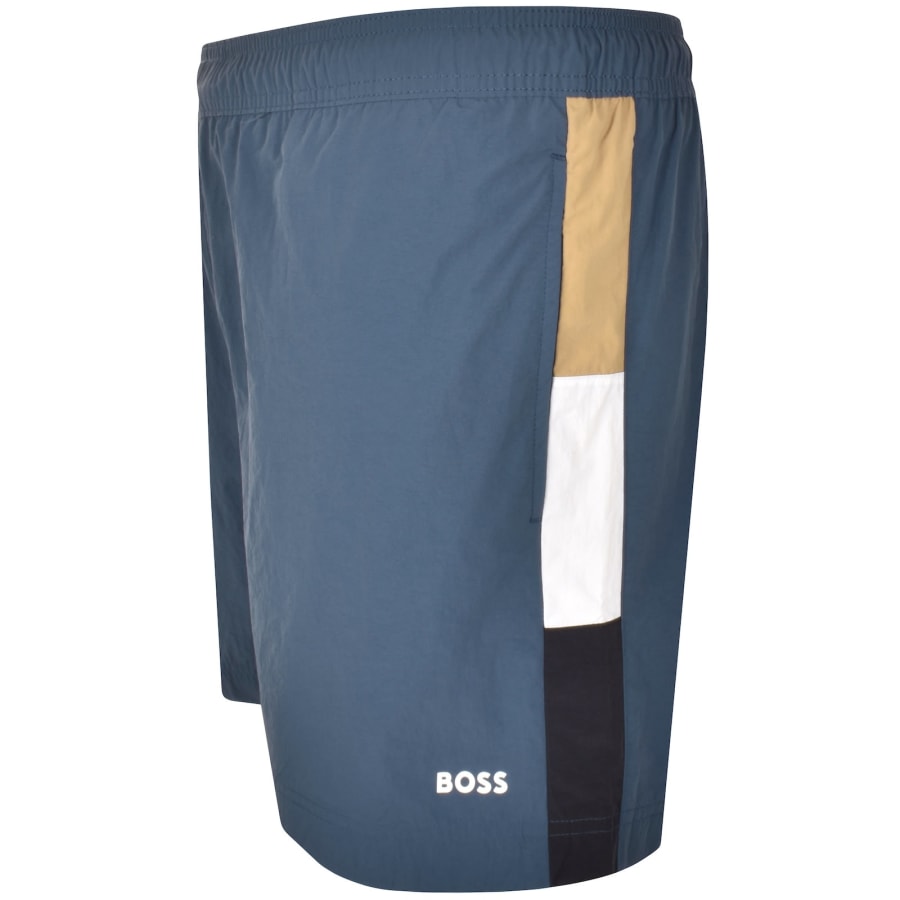Image number 4 for BOSS Zepha Swim Shorts Blue