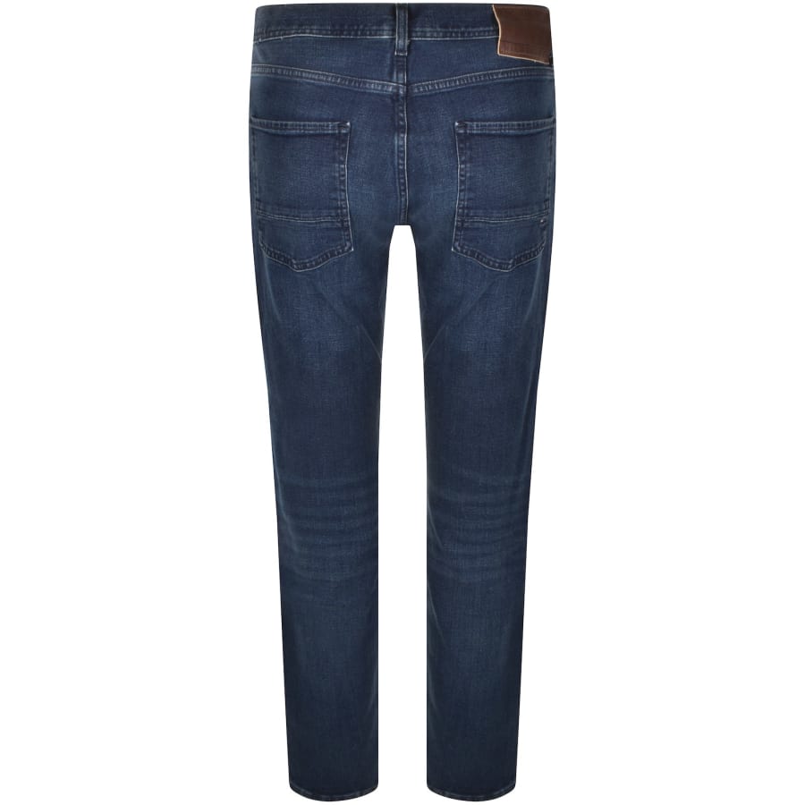 Image number 3 for Tommy Hilfiger Denton Straight Fit Jeans Navy