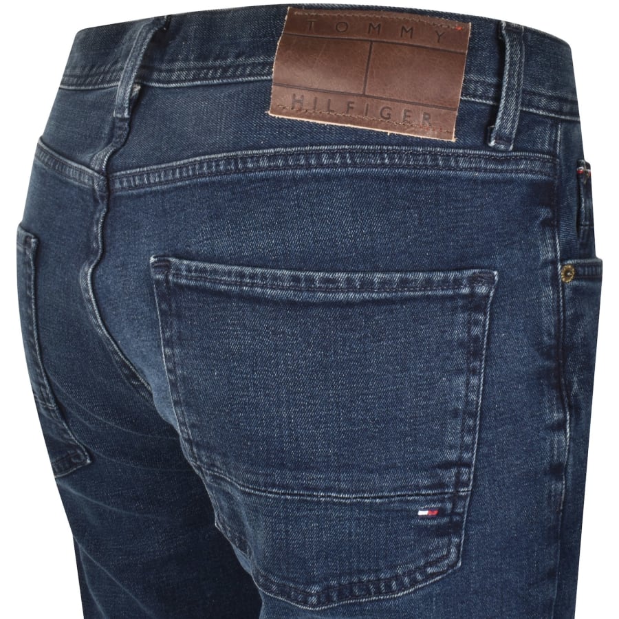 Image number 4 for Tommy Hilfiger Denton Straight Fit Jeans Navy