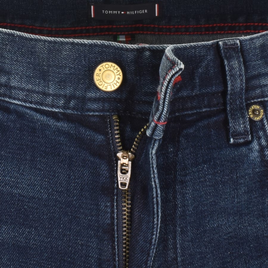 Image number 5 for Tommy Hilfiger Denton Straight Fit Jeans Navy