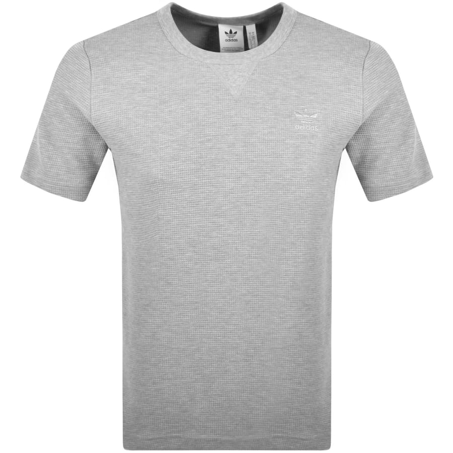Image number 1 for adidas Originals Logo T Shirt Grey