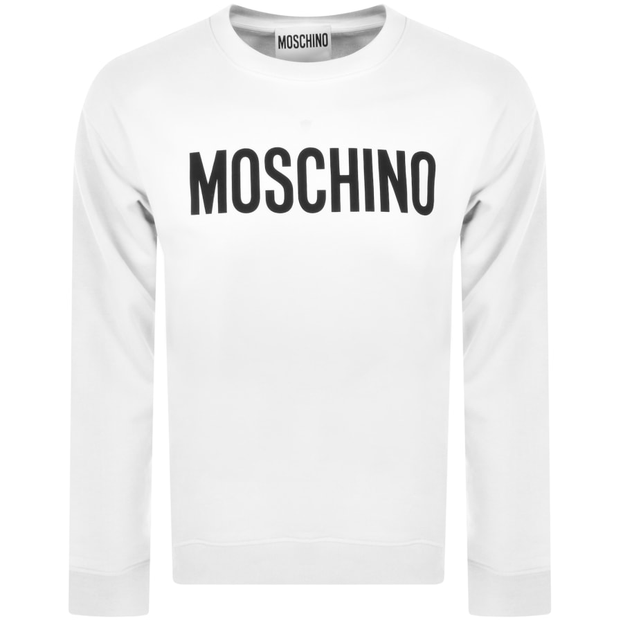 Image number 1 for Moschino Logo Sweatshirt White