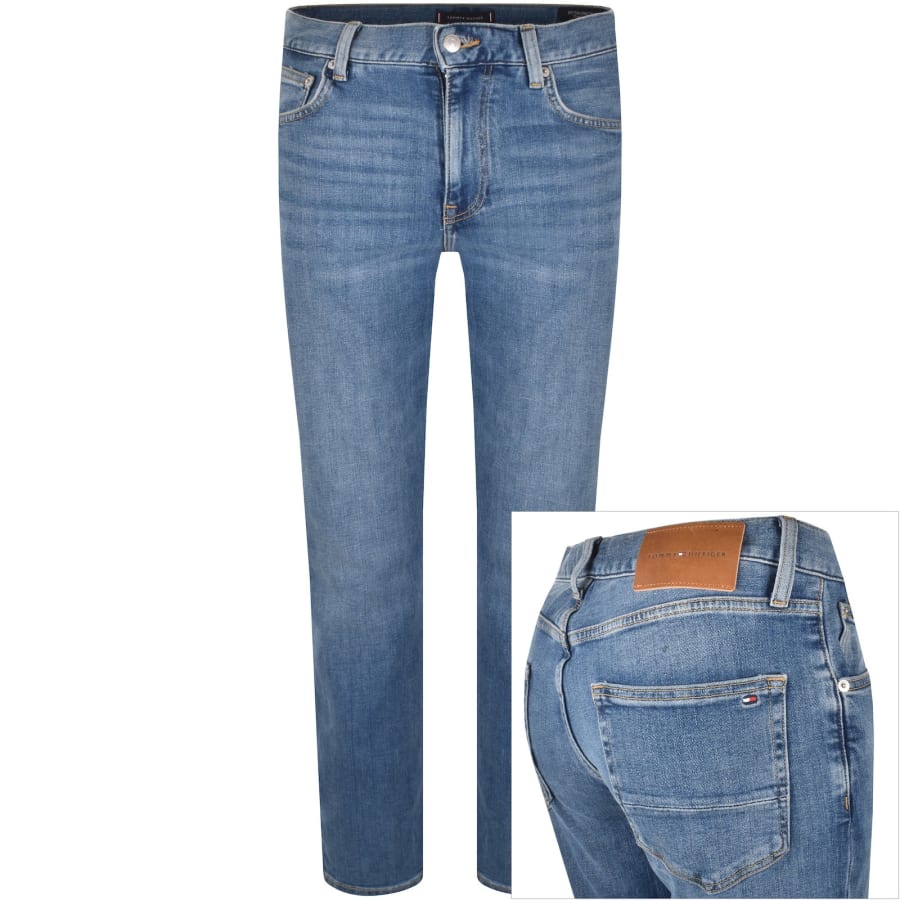 Image number 1 for Tommy Hilfiger Denton Straight Fit Jeans Blue