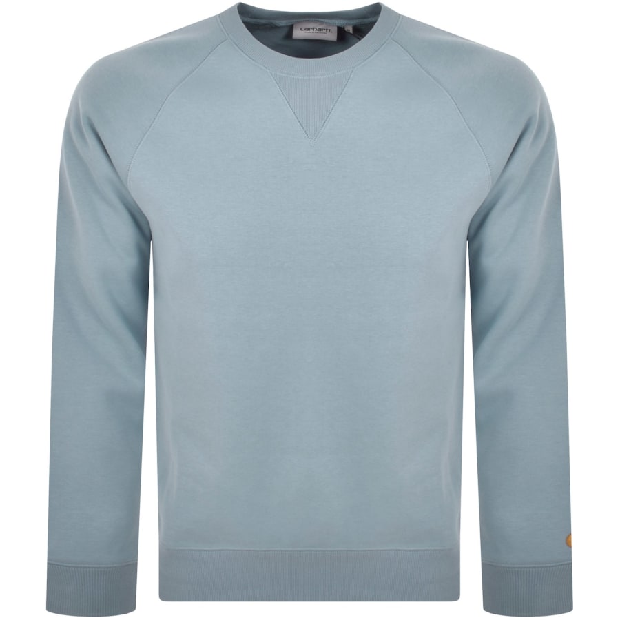 Image number 1 for Carhartt WIP Chase Logo Sweatshirt Blue