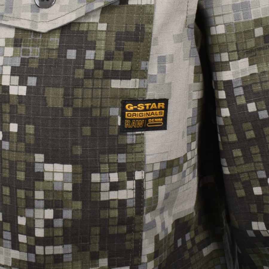 Image number 3 for G-Star Cargo Pocket Shirt Beige