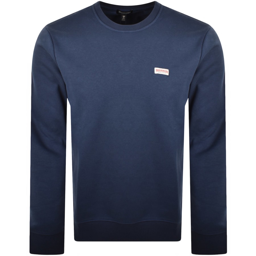 Image number 1 for True Religion OG Label Sweatshirt Blue