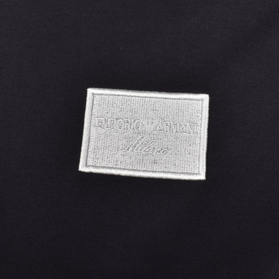 Image number 3 for Emporio Armani Short Sleeve Logo T Shirt Navy