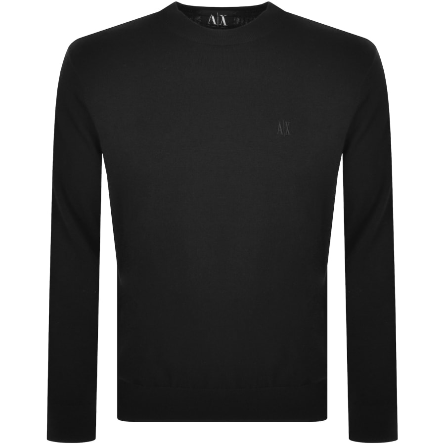 Image number 1 for Armani Exchange Knit Jumper Black