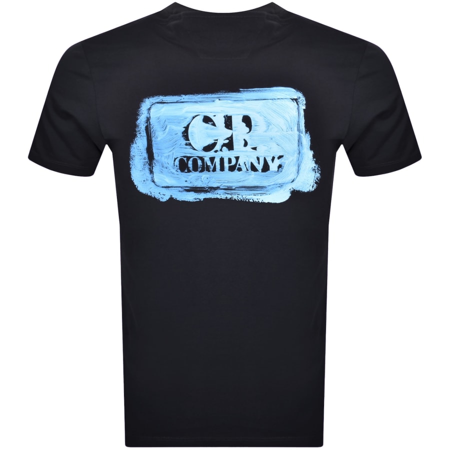 Image number 5 for CP Company Graphic Logo T Shirt Navy