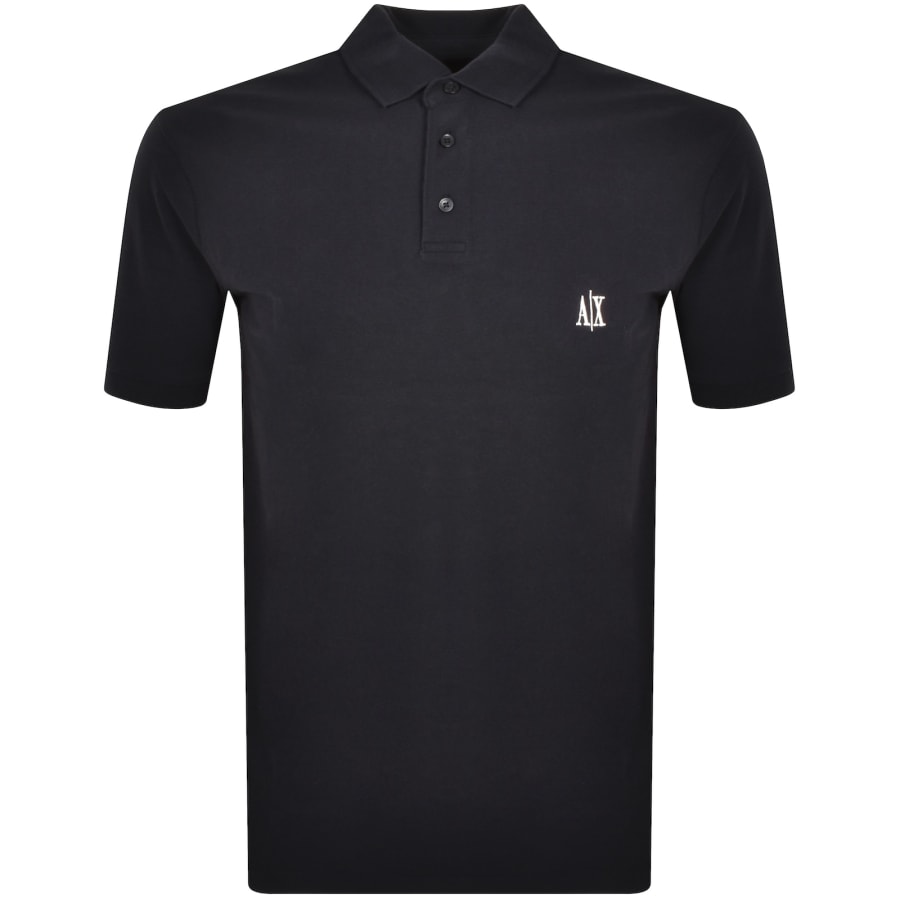 Image number 1 for Armani Exchange Polo T Shirt Navy