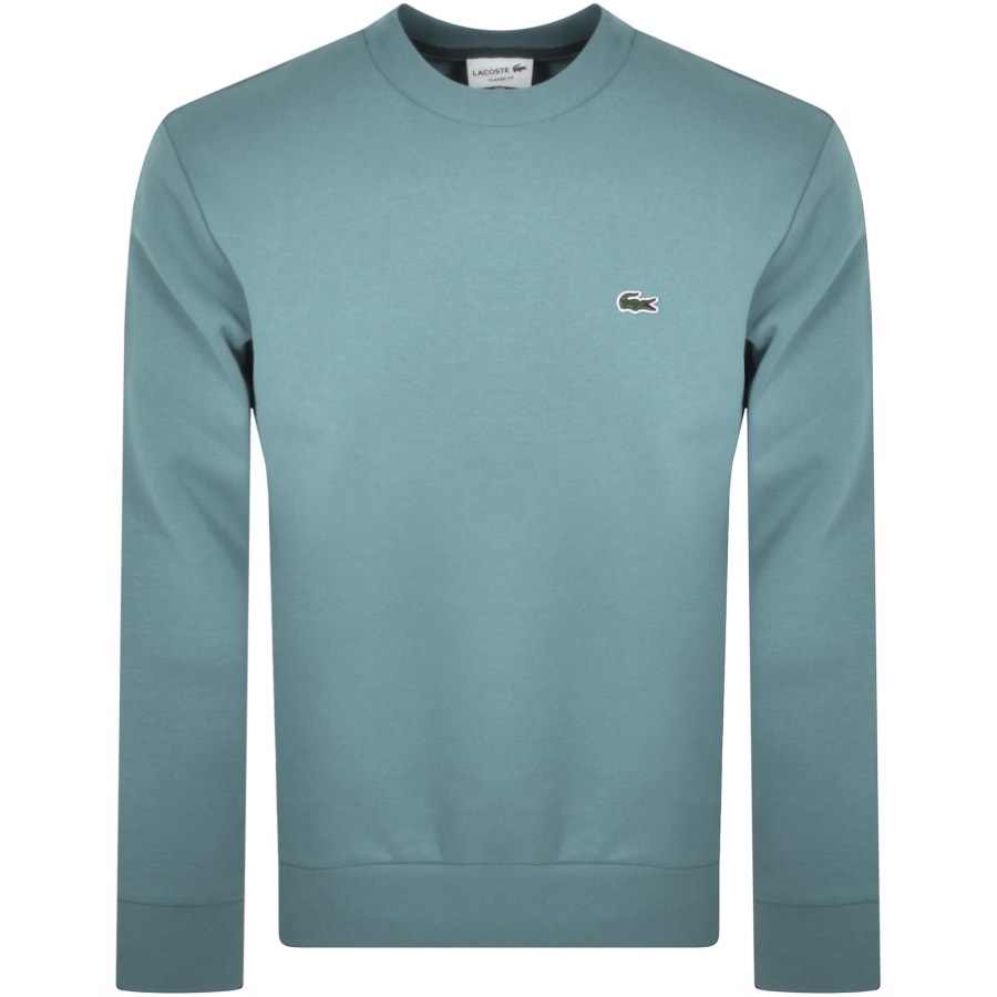 Image number 1 for Lacoste Fleece Sweatshirt Blue