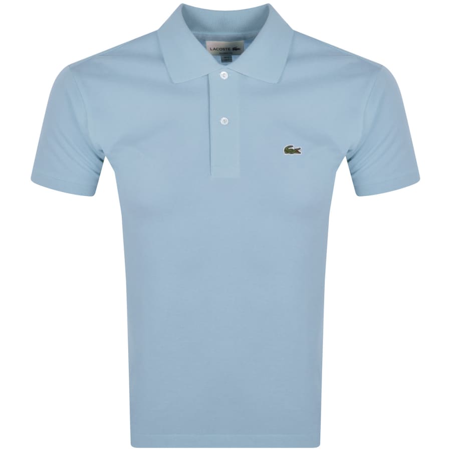 Image number 1 for Lacoste Short Sleeved Polo T Shirt Blue