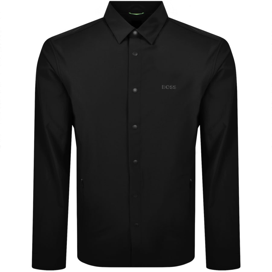 Image number 1 for BOSS Basin Tech Overshirt Black