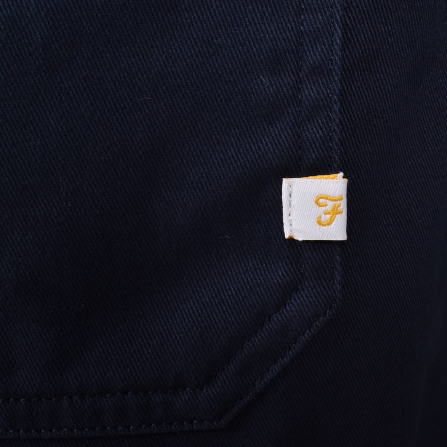 Image number 4 for Farah Leon Overshirt Navy