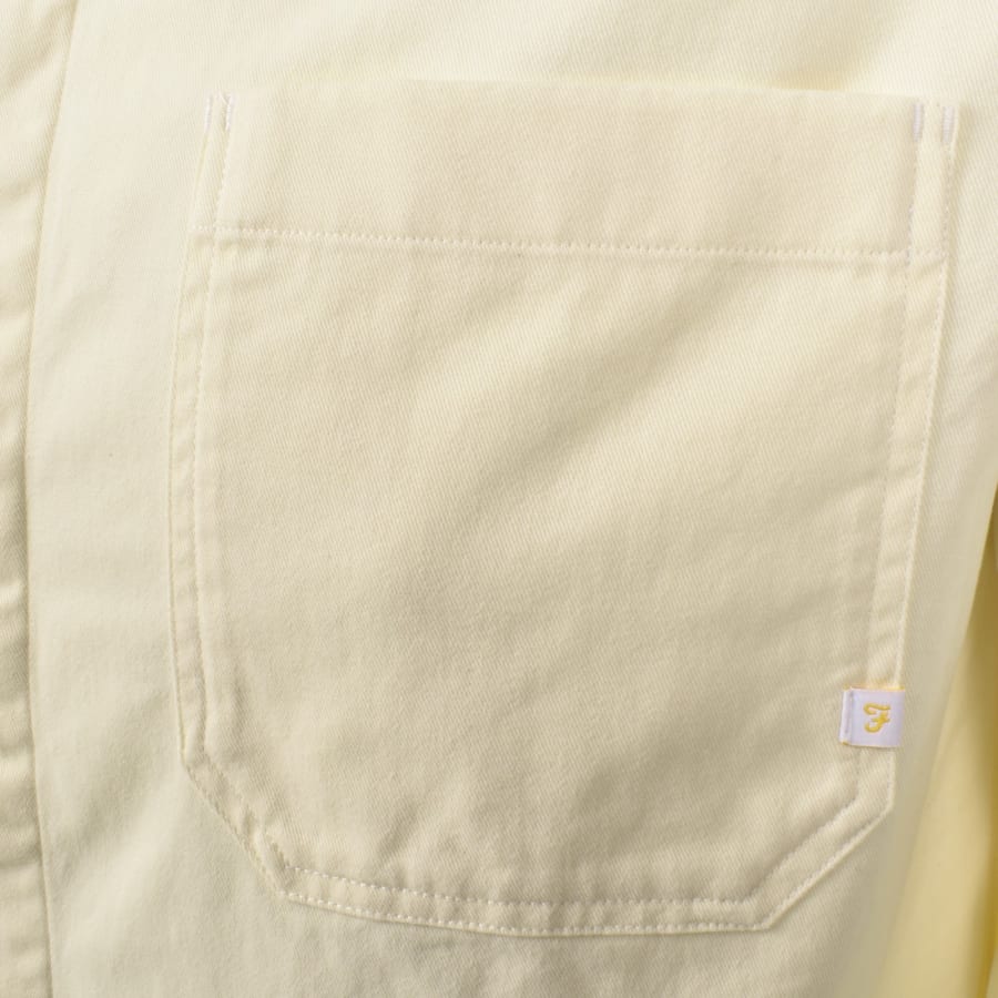 Image number 3 for Farah Leon Overshirt Cream