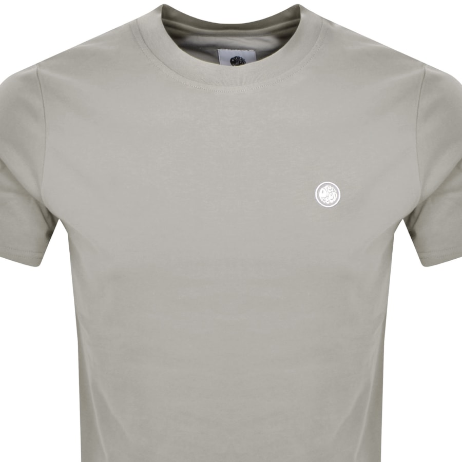 Image number 2 for Pretty Green Mitchell Crew Neck T Shirt Grey