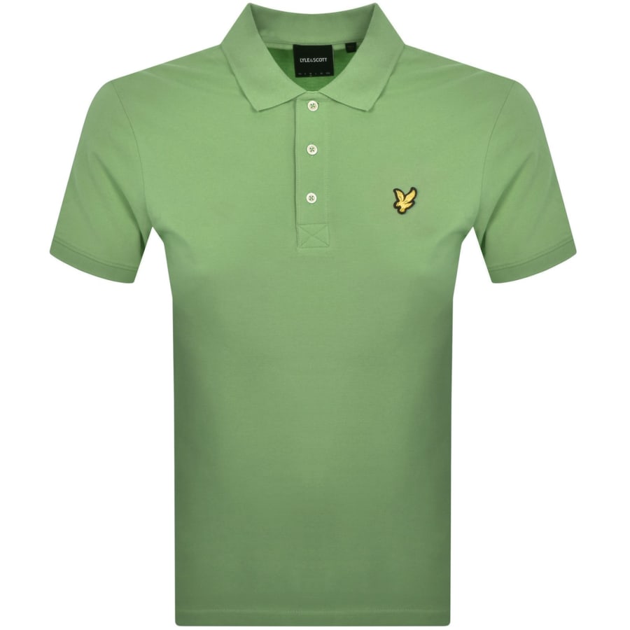 Image number 1 for Lyle And Scott Plain Polo T Shirt Green