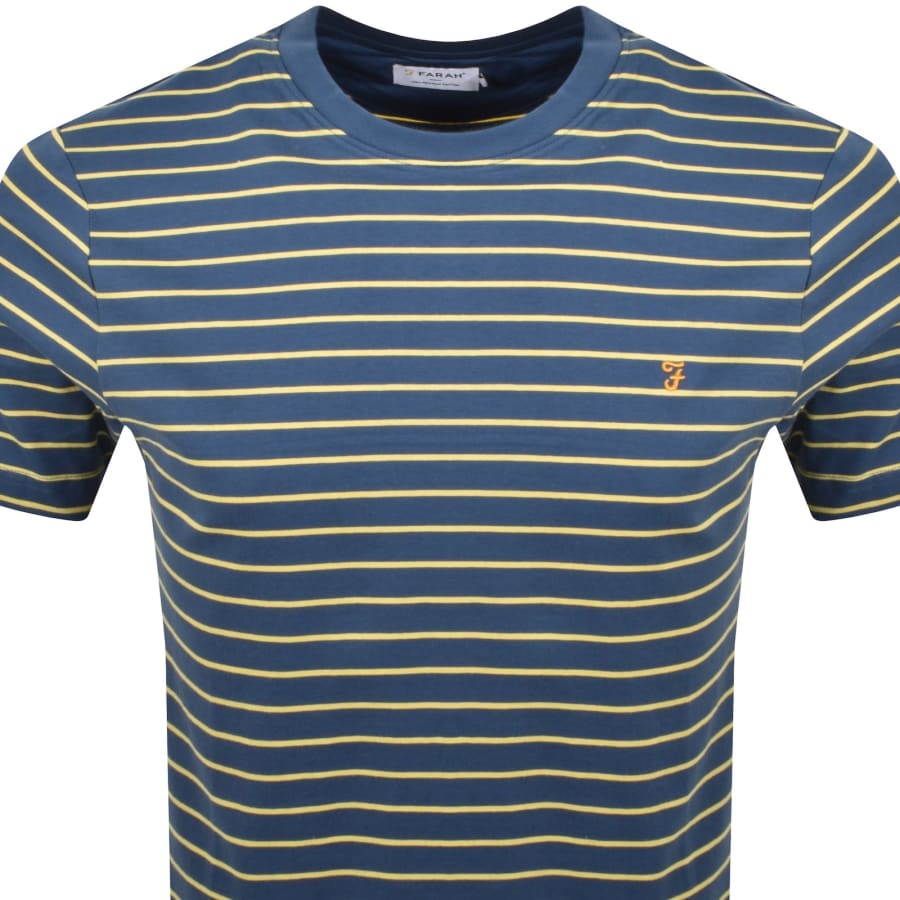 Image number 2 for Farah Oakland T Shirt Navy