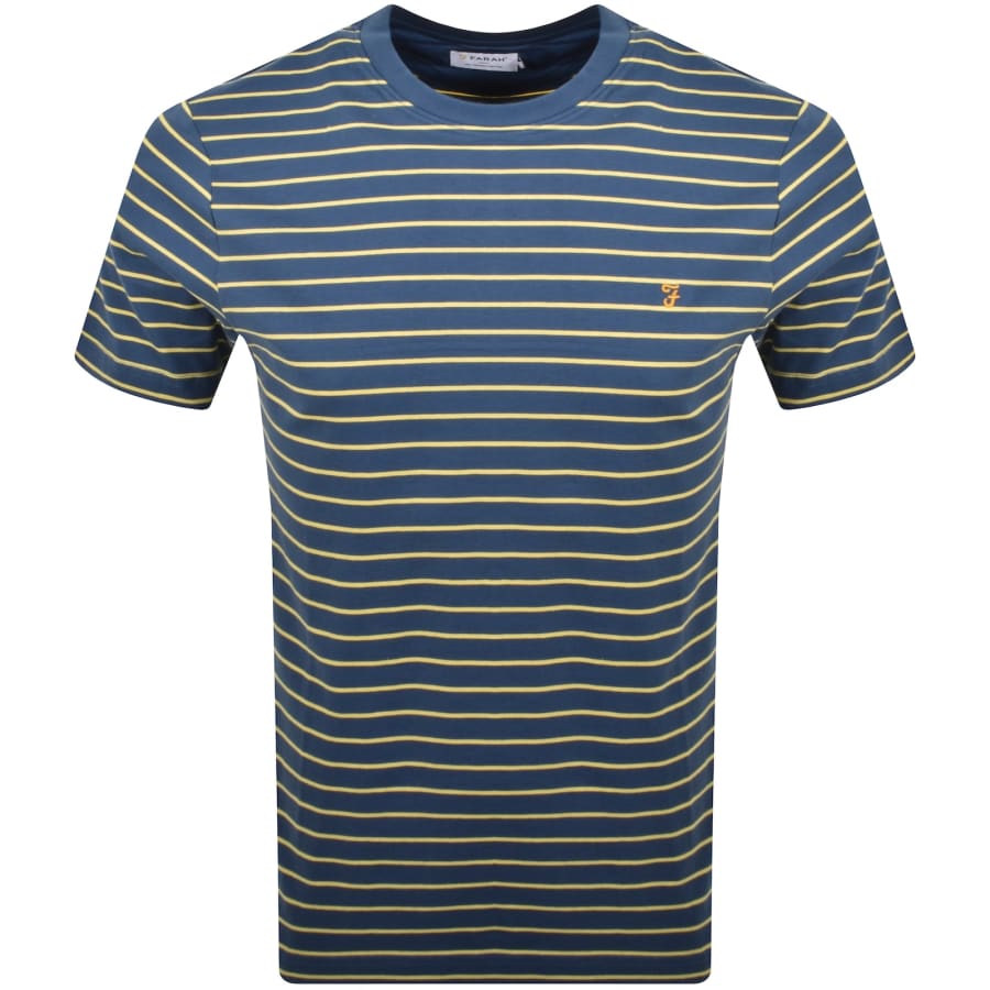 Image number 1 for Farah Oakland T Shirt Navy