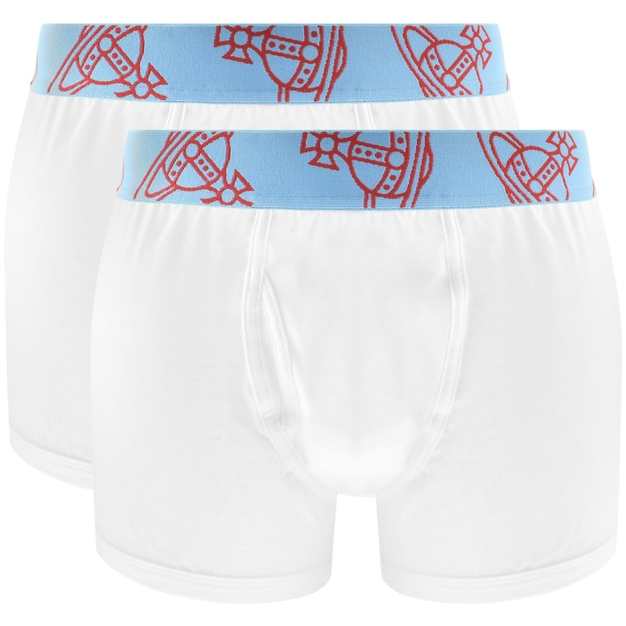 Image number 1 for Vivienne Westwood 2 Pack Boxer Trunks White