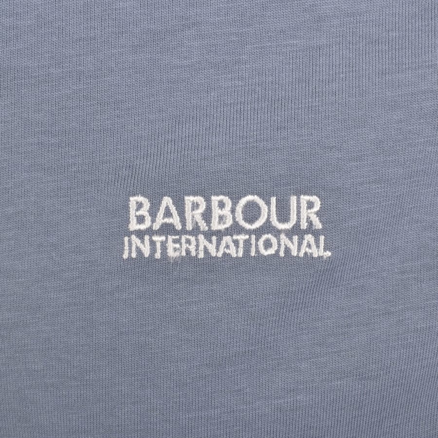 Image number 3 for Barbour International Philip Tipped T Shirt Blue
