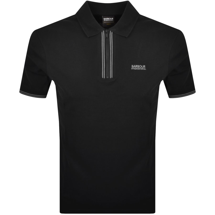 Image number 1 for Barbour International Ollie Polo Black