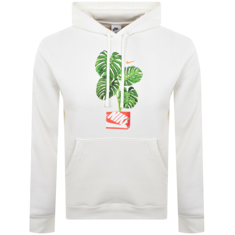 Image number 1 for Nike Club Hoodie White