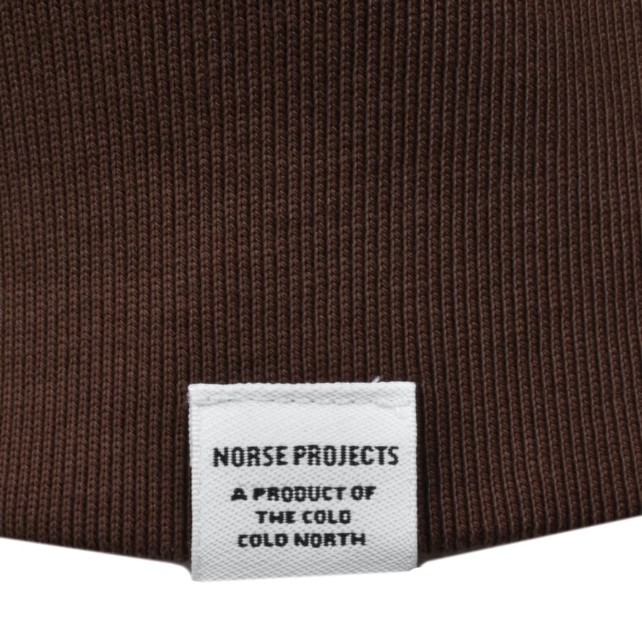 Image number 3 for Norse Projects Marten Relaxed Fit Sweatshirt Brown