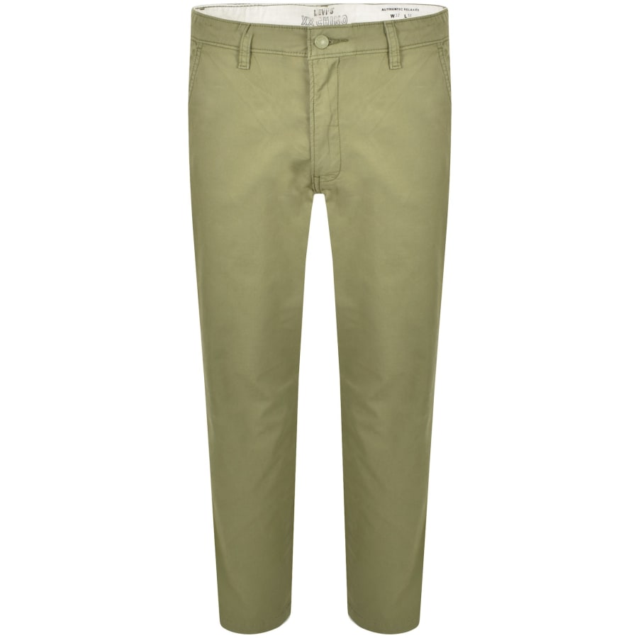 Image number 1 for Levis XX Authentic Relaxed Chinos Green