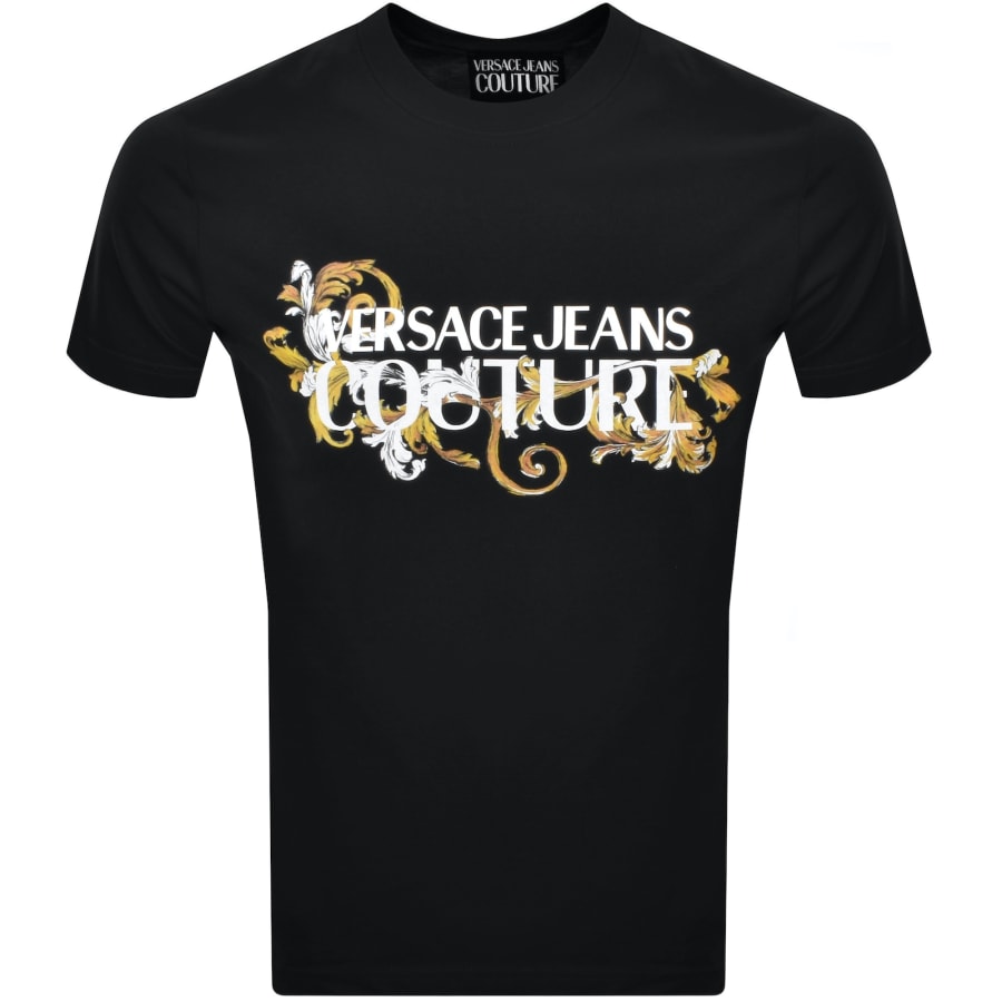 Image number 1 for Versace Jeans Couture Logo T Shirt Black