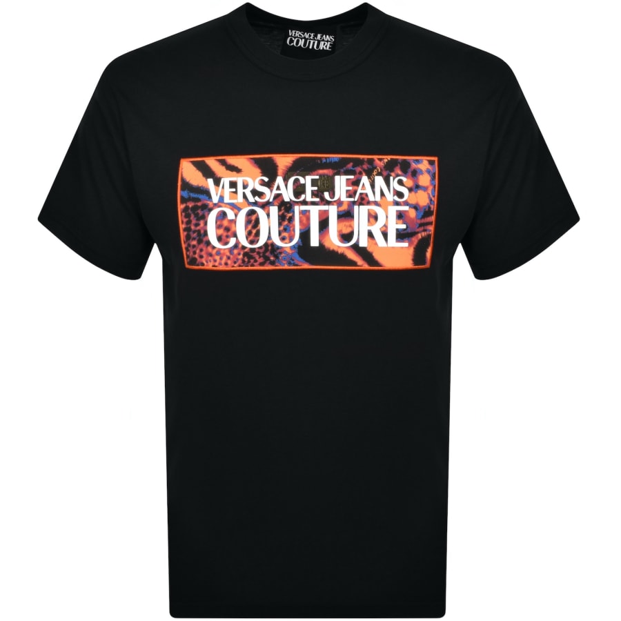 Image number 1 for Versace Jeans Couture Regular Fit T Shirt Black