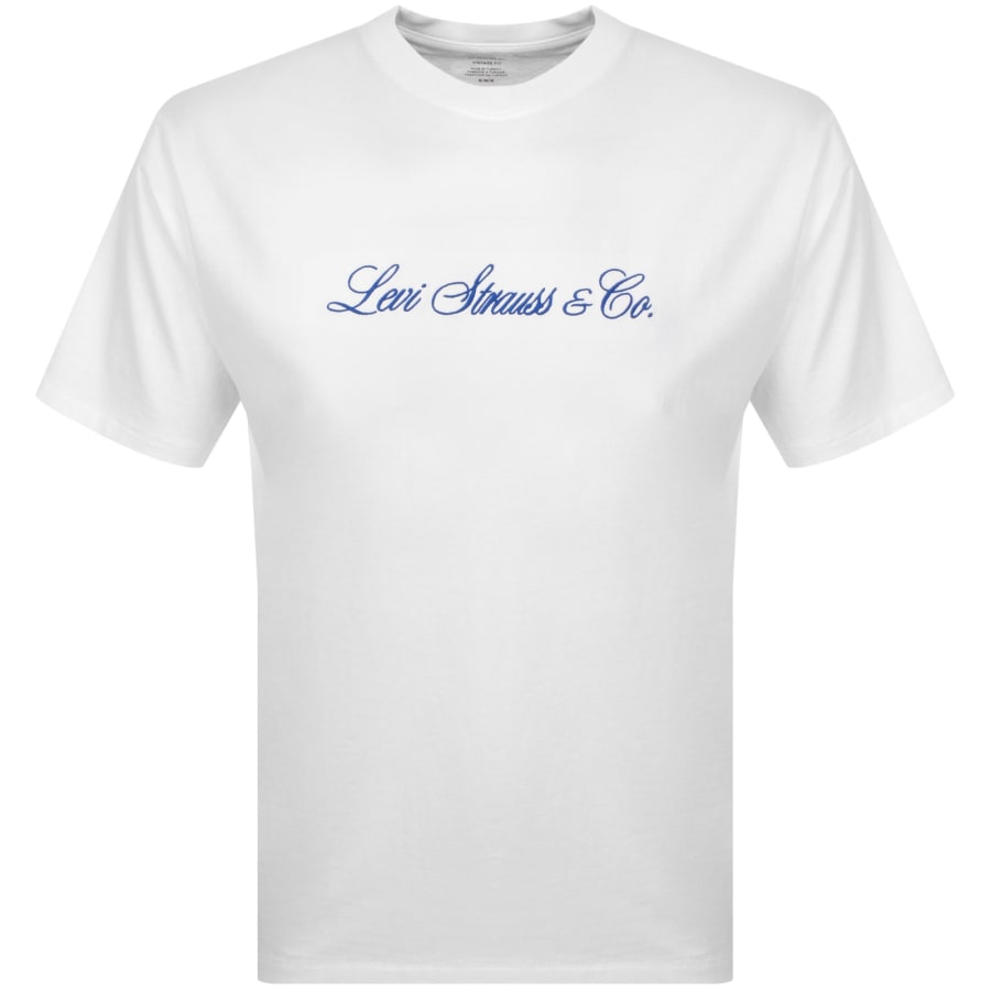 Image number 1 for Levis Original Graphic T Shirt White