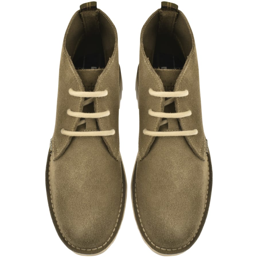 Image number 3 for Barbour Hobart Chukka Boots Brown