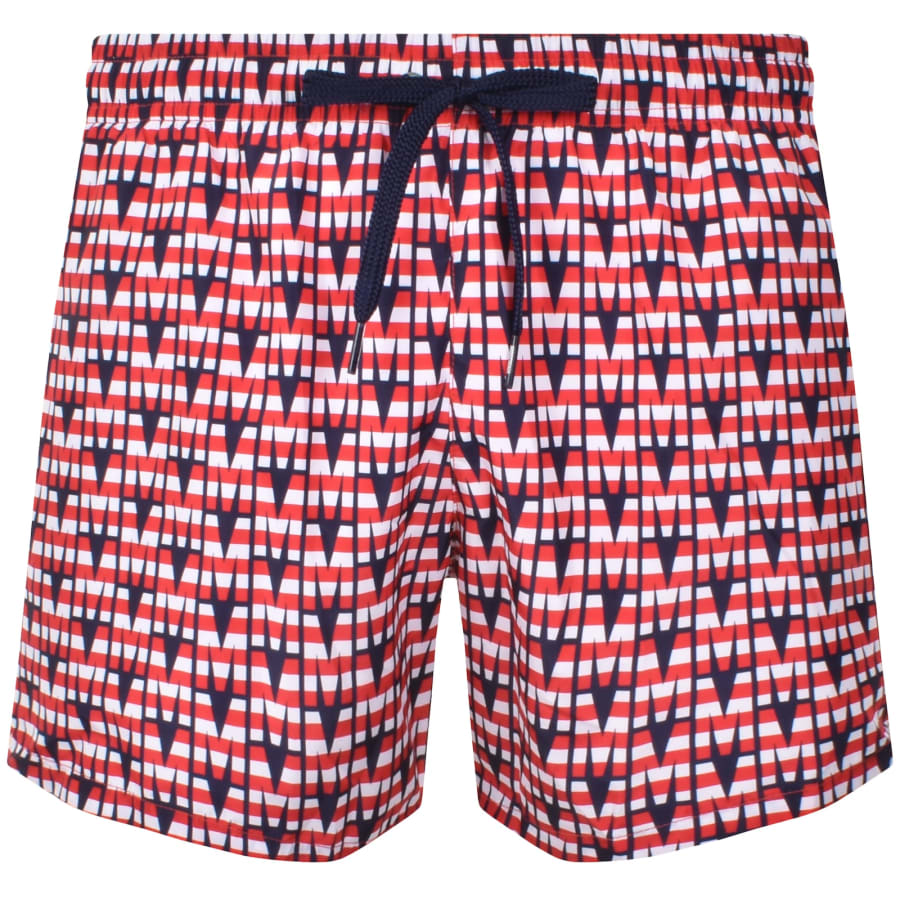 Image number 1 for Moschino Logo Swim Shorts Blue