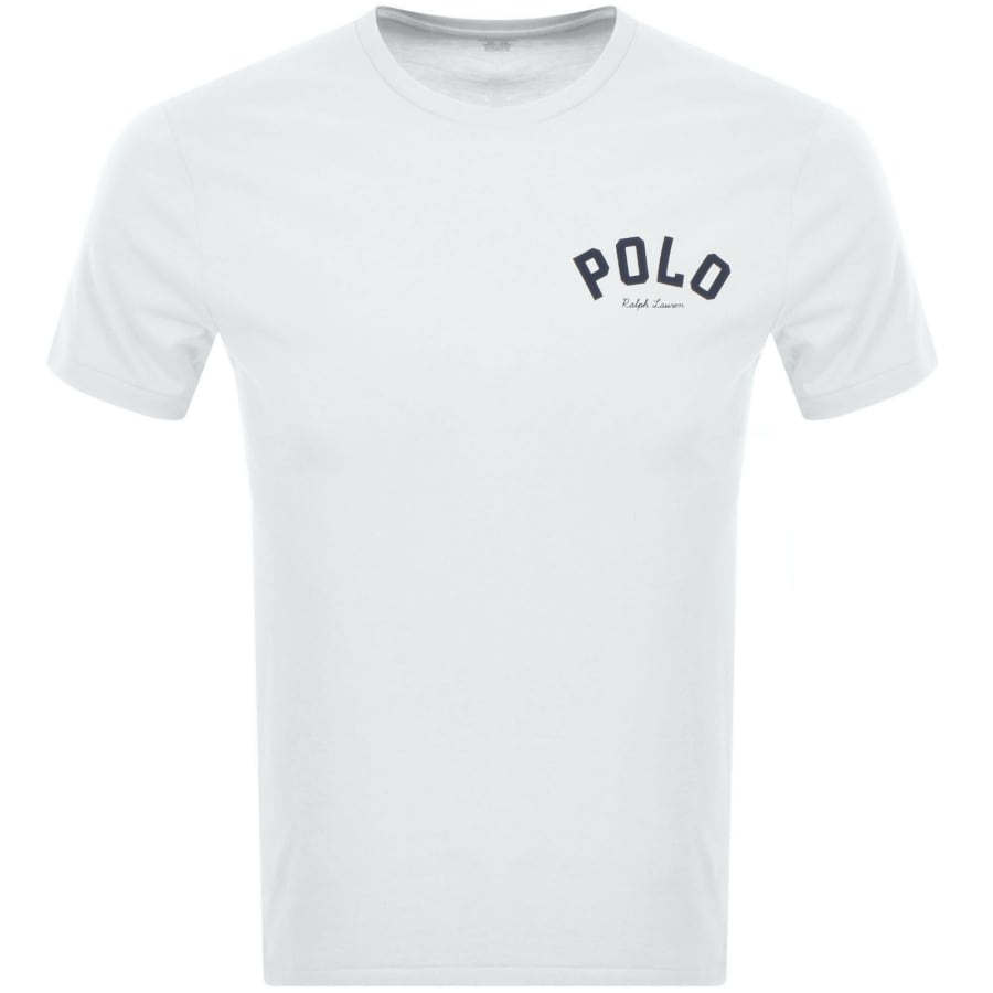 Image number 1 for Ralph Lauren Logo Crew Neck T Shirt White